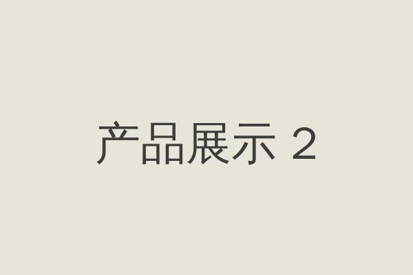 产品分类二